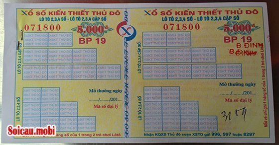 1 điểm xổ số vốn có giá bao nhiêu?