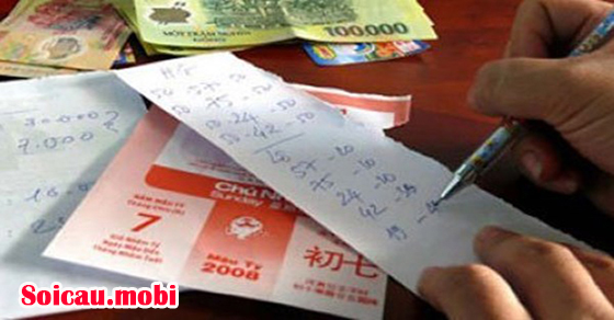 Xổ số là một trò chơi phổ biến ở Việt Nam.